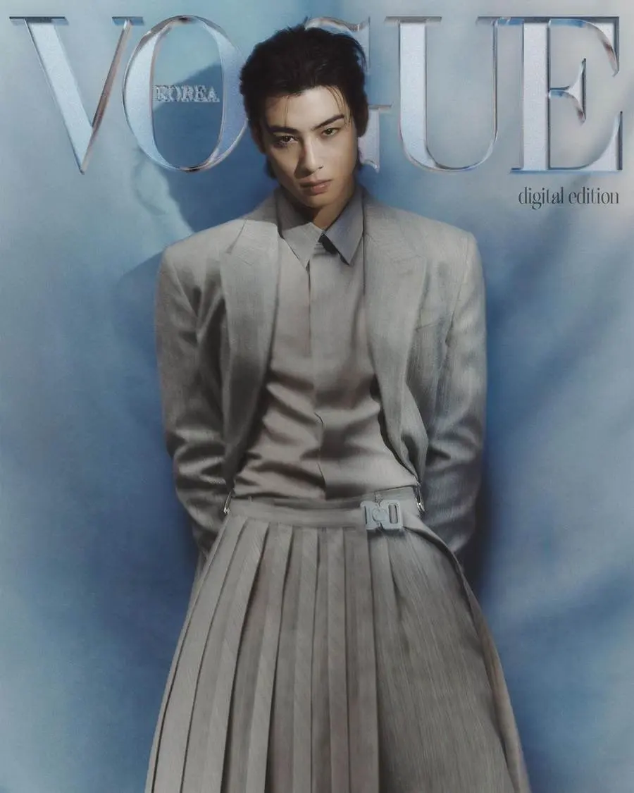 Cha Eun woo @ VOGUE Korea January 2024
