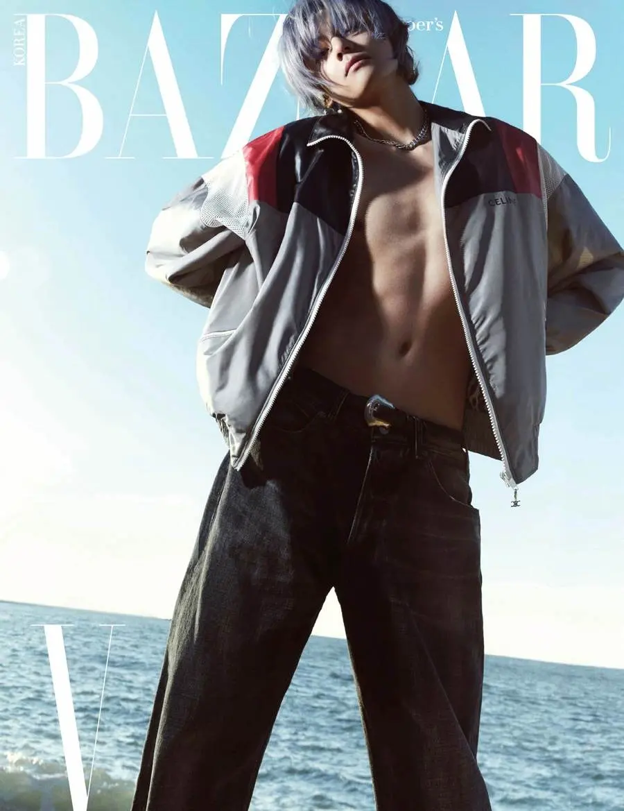 V @ Harper's BAZAAR Korea February 2024