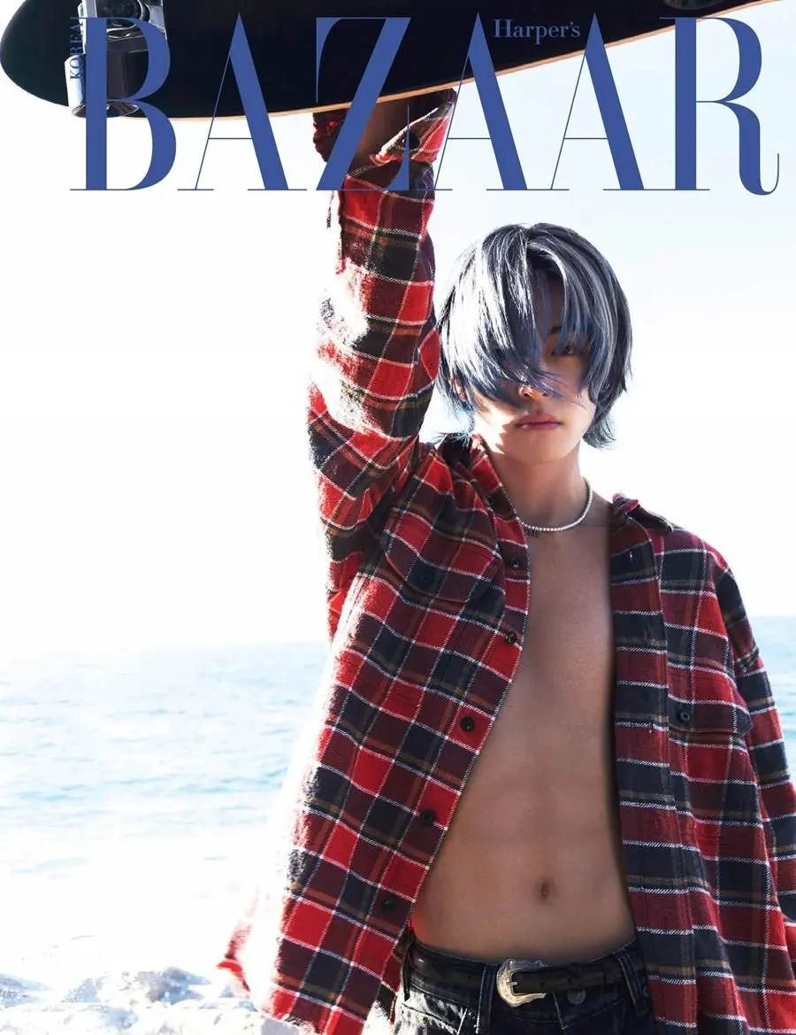 V @ Harper's BAZAAR Korea February 2024