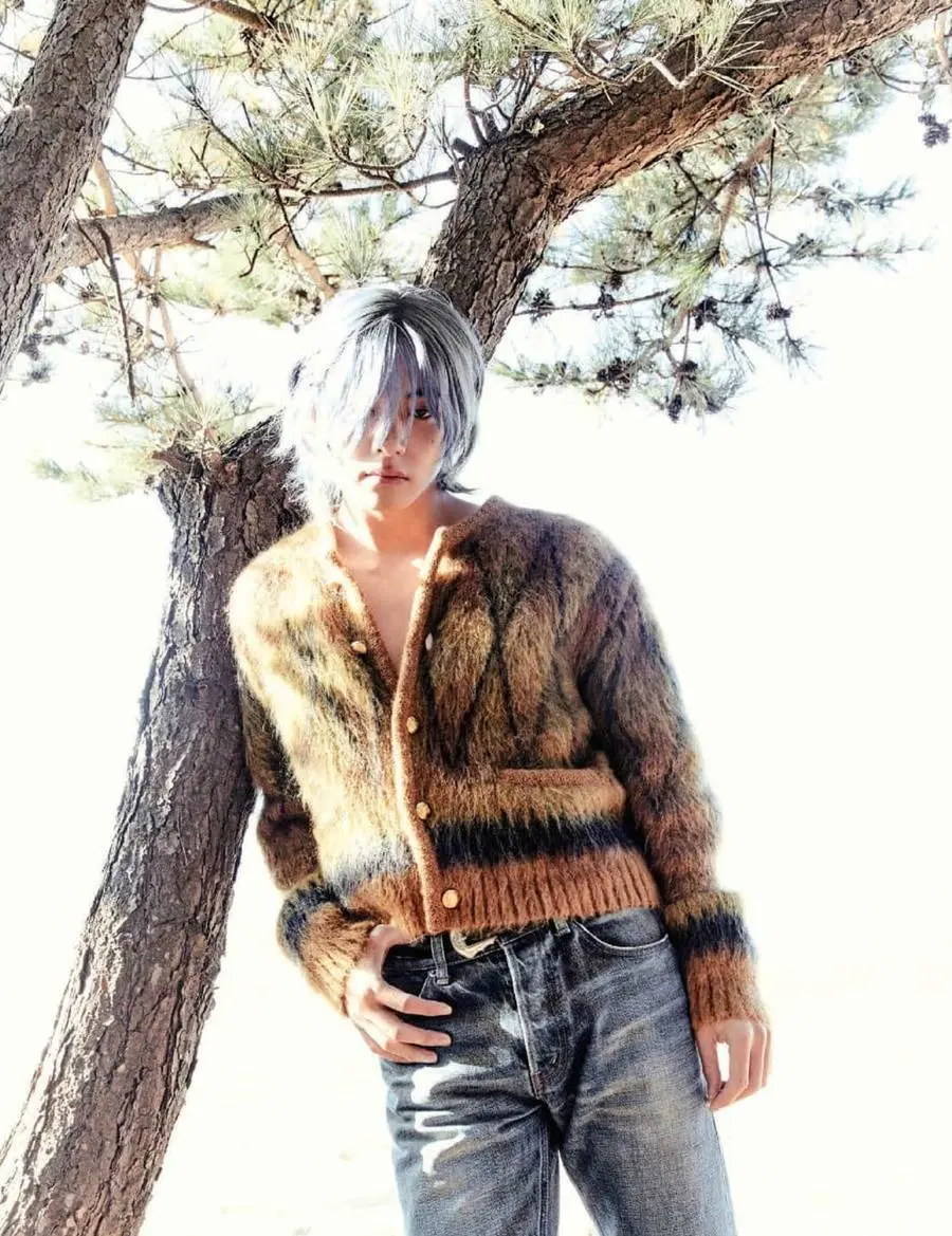 V @ Harper's BAZAAR Korea February 2024