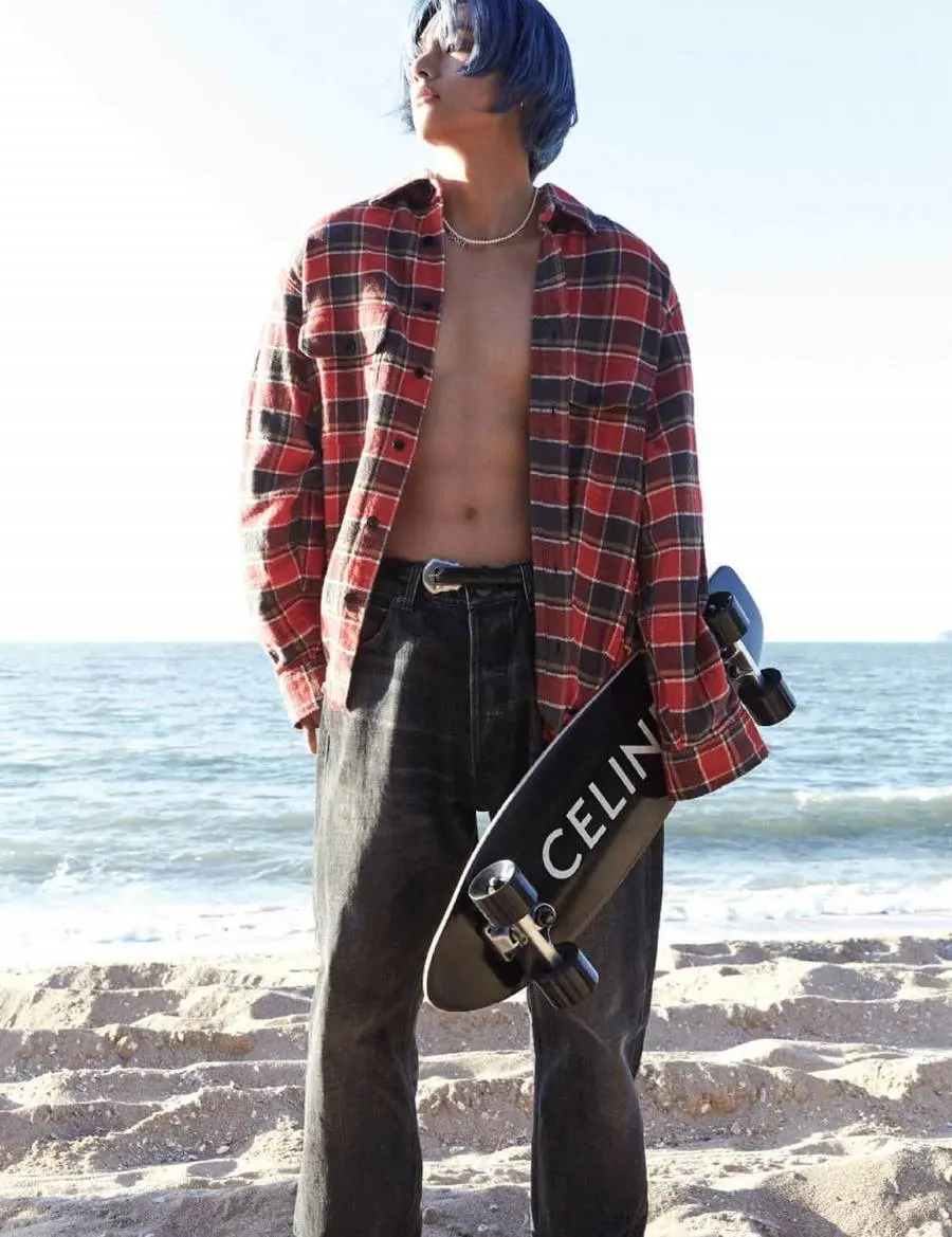 V @ Harper's BAZAAR Korea February 2024