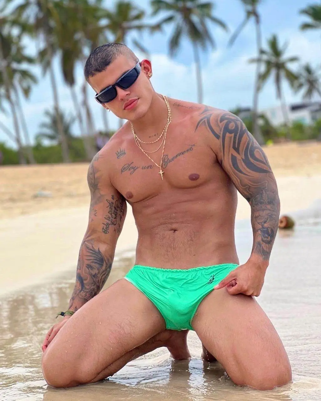 Amo estar bronceado
