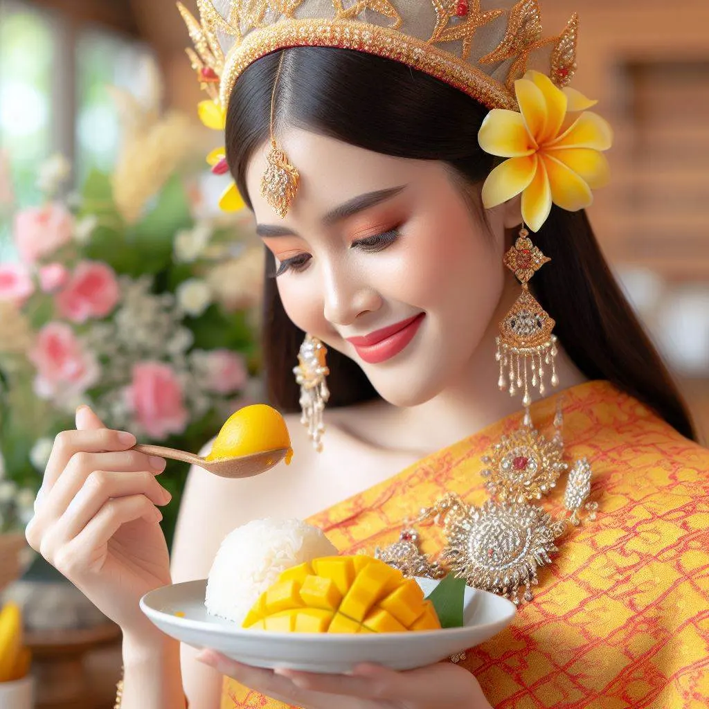 THAILAND 🇹🇭 | AI ART: Thai lady wear Thai traditional dress