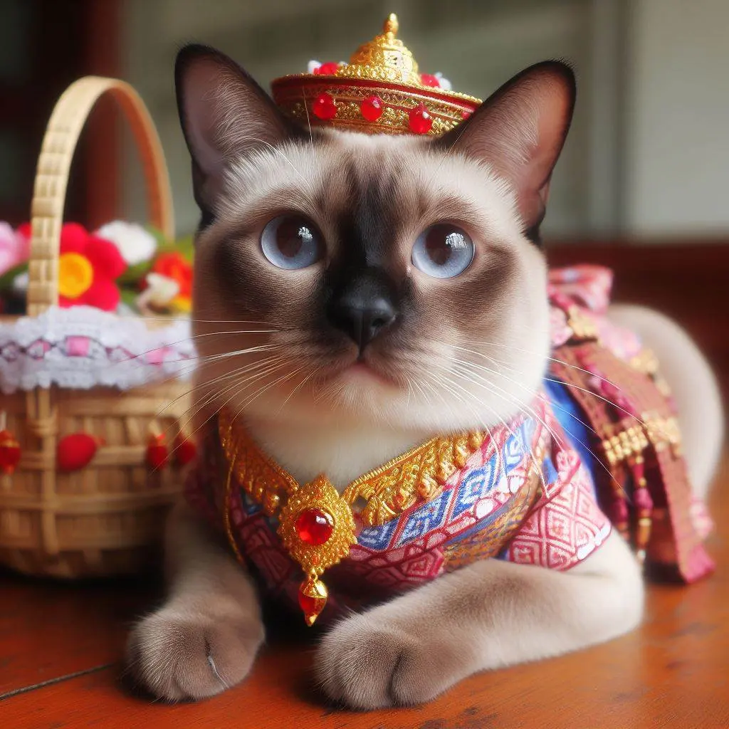 THAILAND 🇹🇭 |  AI ART: Siamese cat