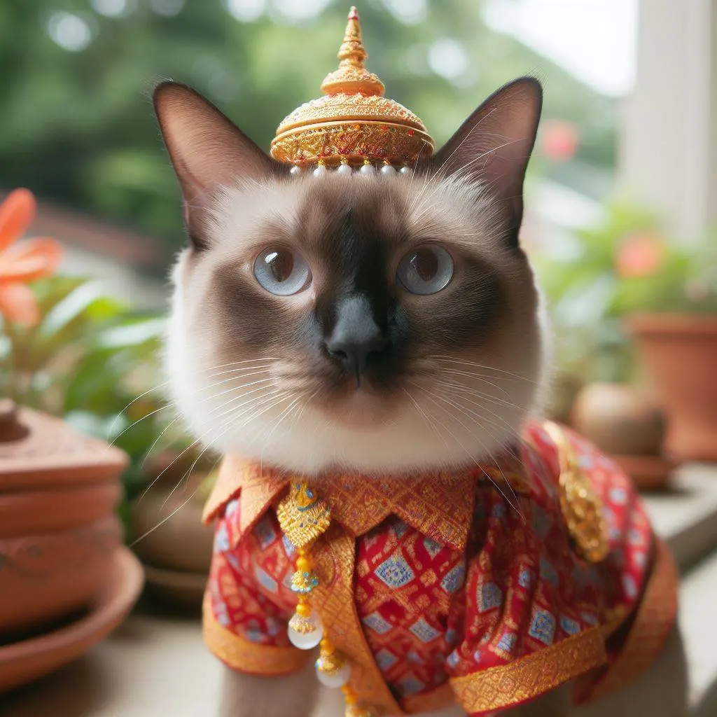 THAILAND 🇹🇭 |  AI ART: Siamese cat