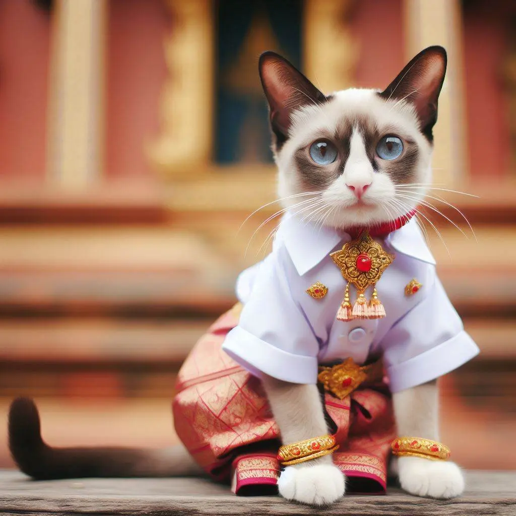 THAILAND 🇹🇭 |  AI ART: Siamese cat
