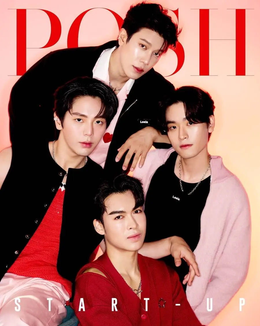 4 หนุ่ม START-UP อัพ-ภูมิพัฒน์ ,เกรท-สพล, มาร์ท-กฤษณะ & เล-ทะเล @ POSH Magazine Thailand