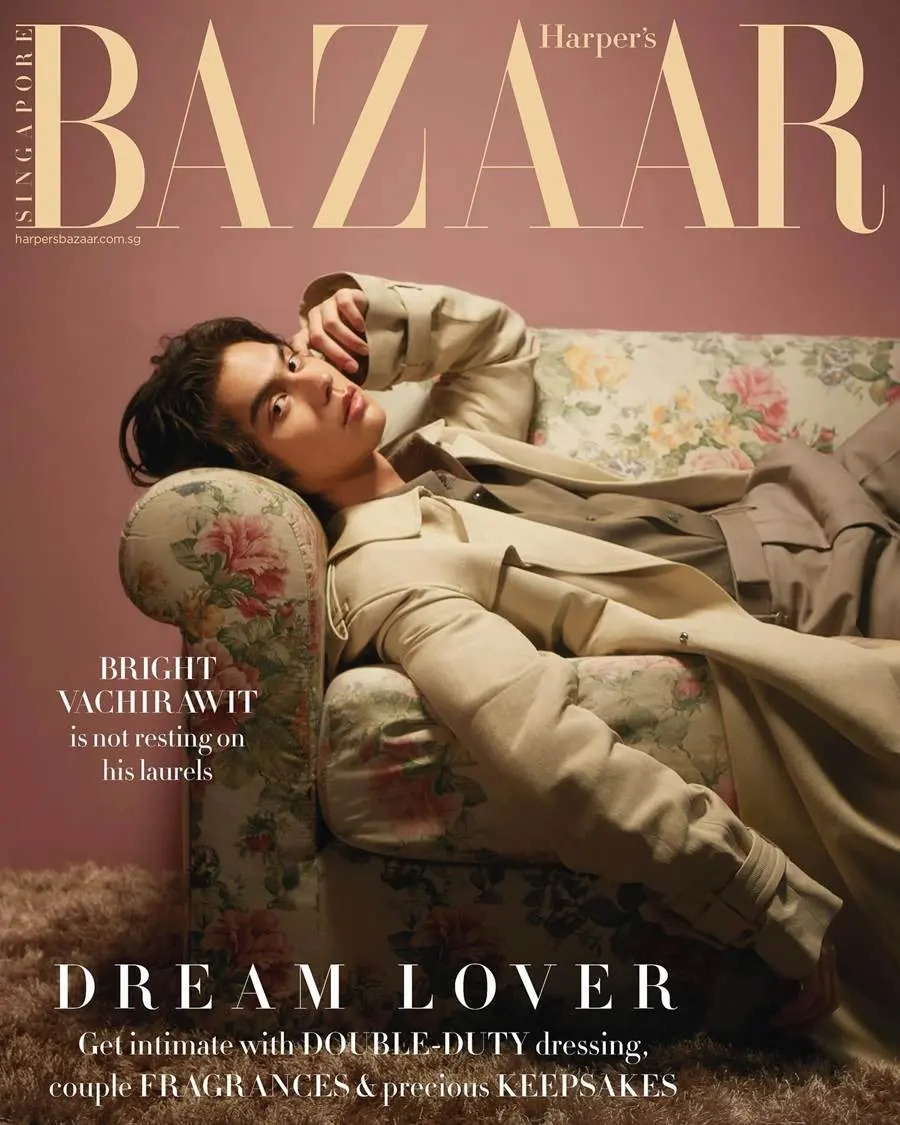 ไบร์ท วชิรวิชญ์ @ Harper's BAZAAR Singapore February 2024