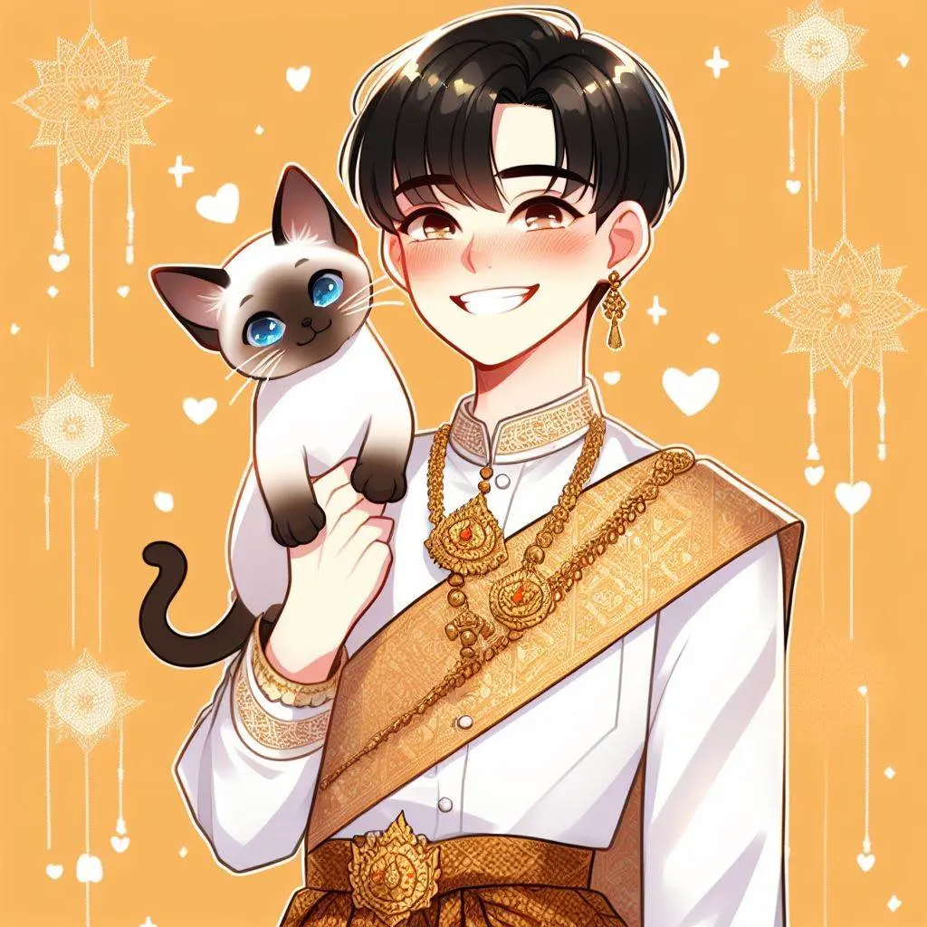 THAILAND 🇹🇭 | AI ART: Love Siamese cat
