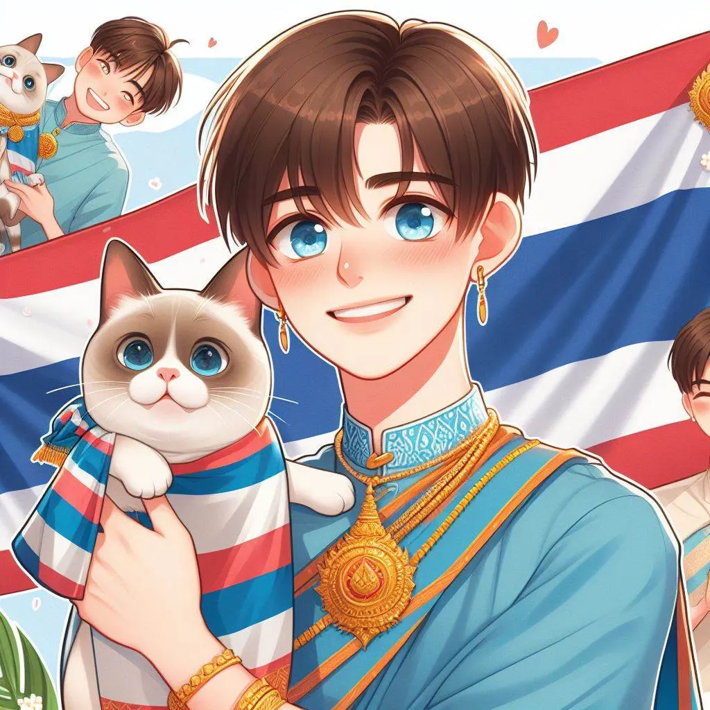 THAILAND 🇹🇭 | AI ART: Love Siamese cat