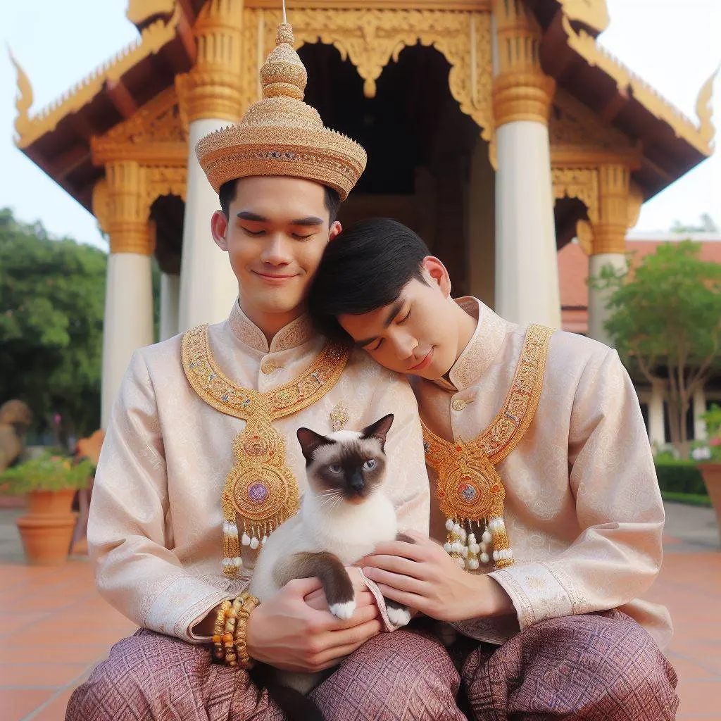 THAILAND 🇹🇭 | AI ART: Love Siamese cat