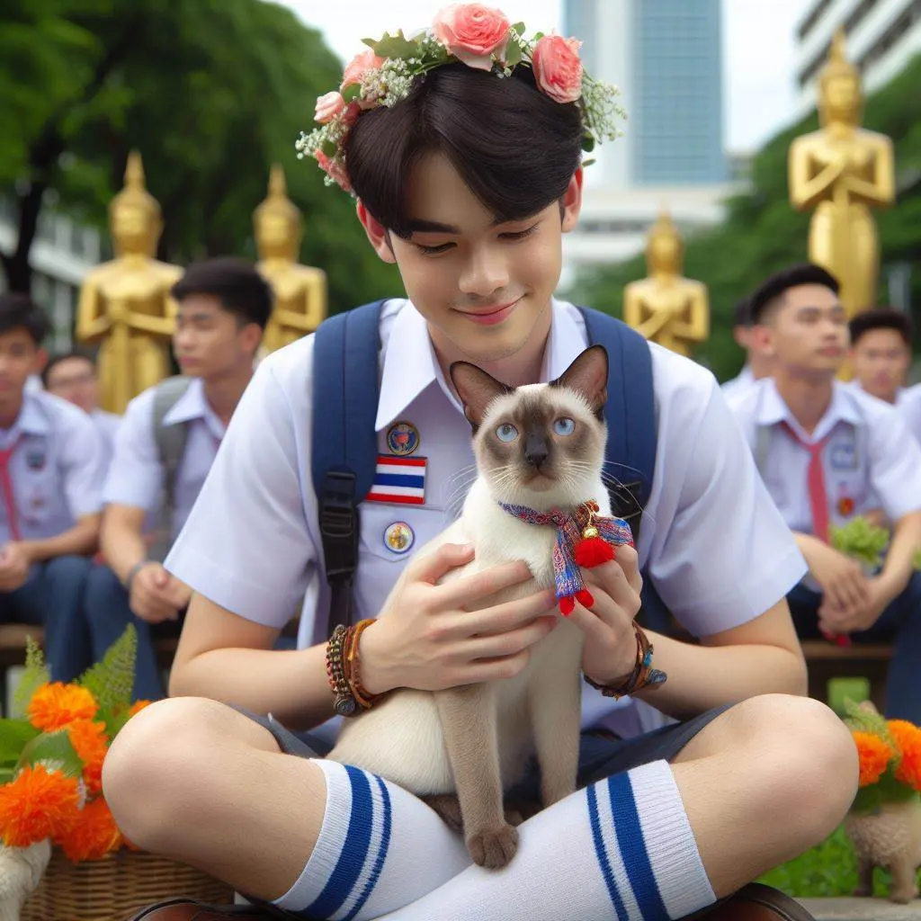 THAILAND 🇹🇭 | AI ART: Love Siamese cat