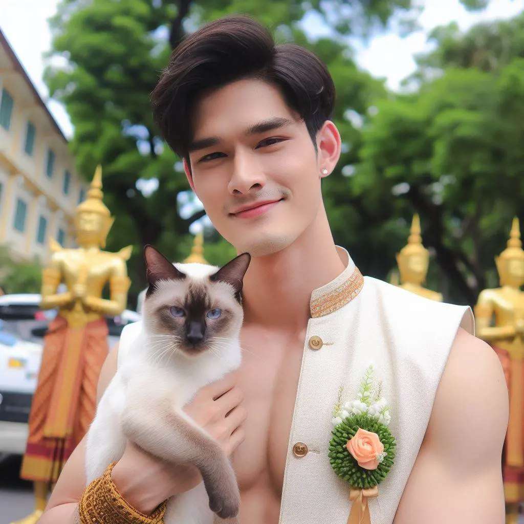 THAILAND 🇹🇭 | AI ART: Love Siamese cat