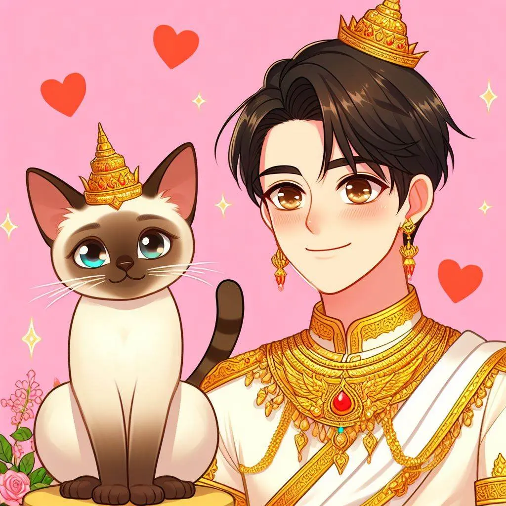 THAILAND 🇹🇭 | AI ART: Love Siamese cat