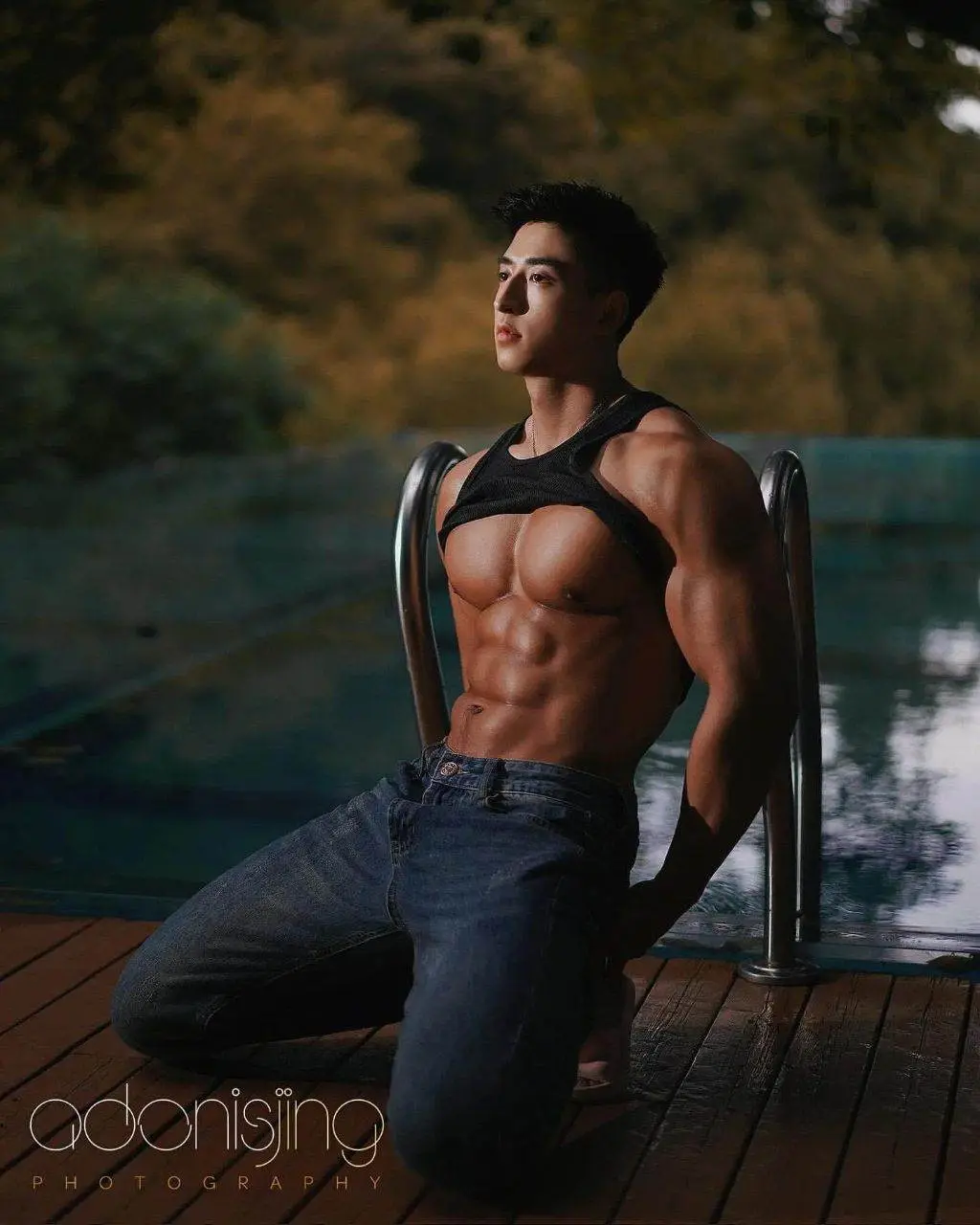 นายแบบหล่อของจีน นักกล้าม.
