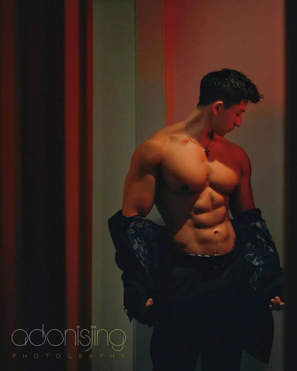 นายแบบหล่อของจีน นักกล้าม.