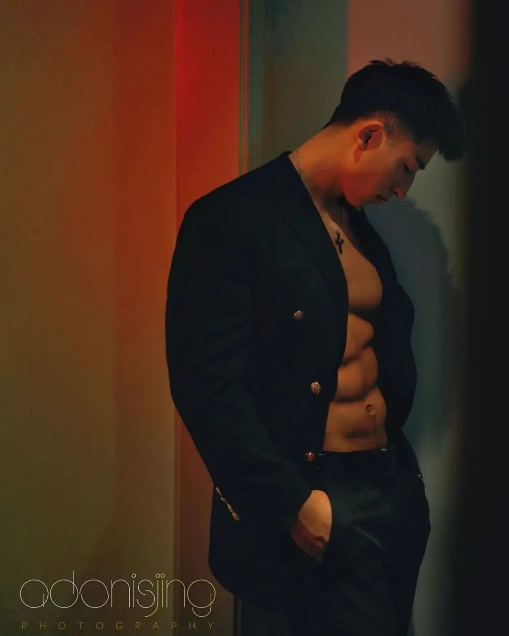 นายแบบหล่อของจีน นักกล้าม.