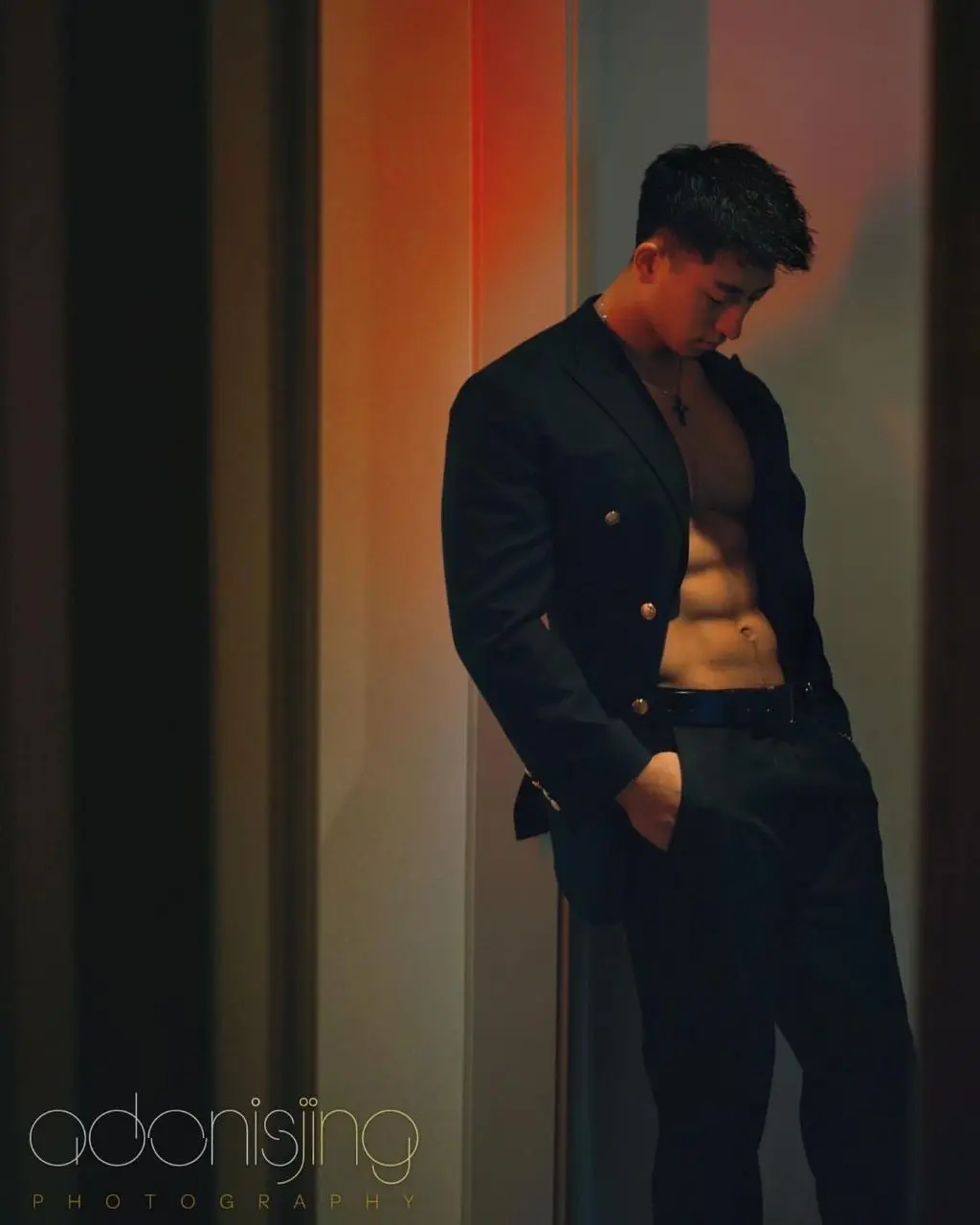 นายแบบหล่อของจีน นักกล้าม.