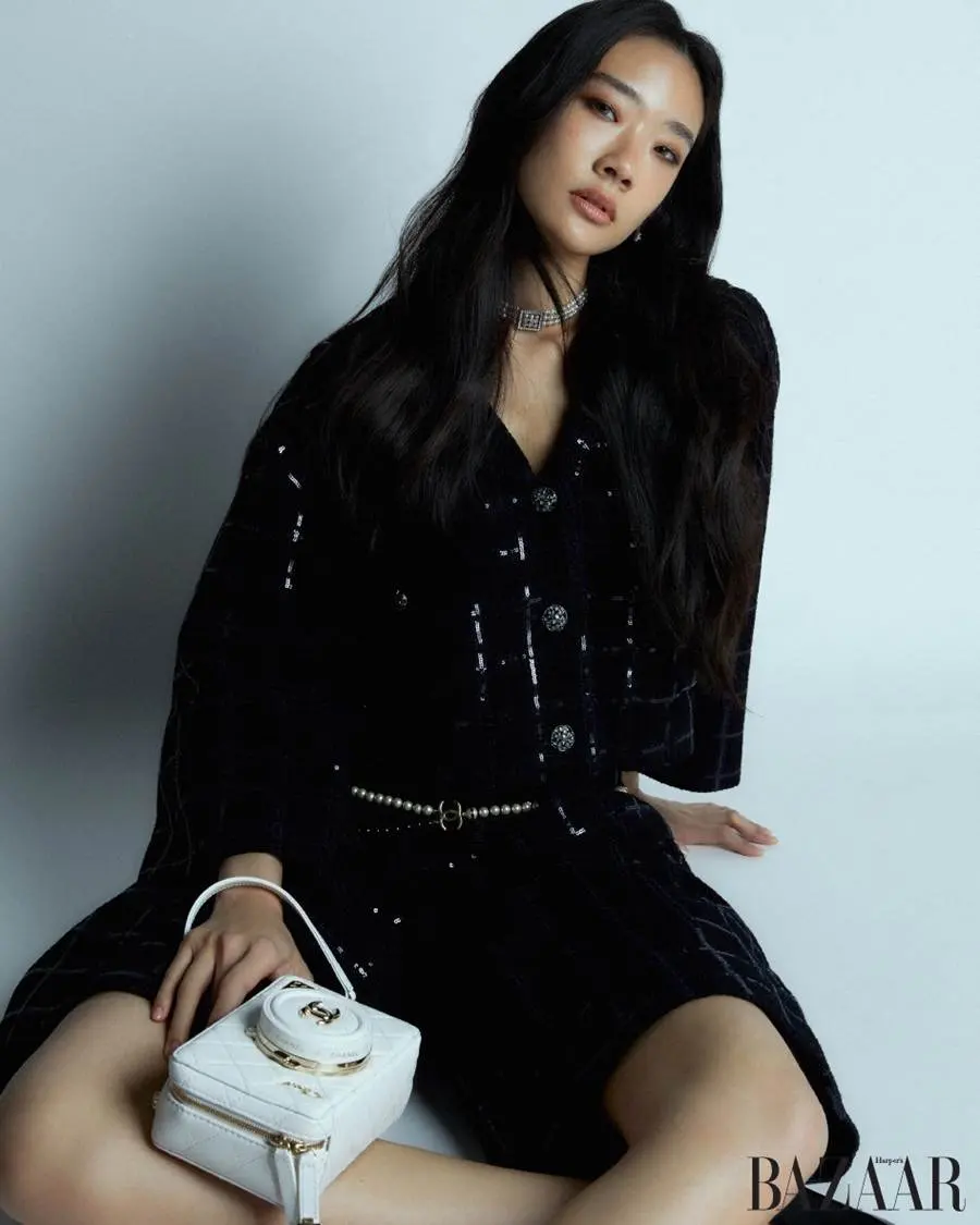 ออกแบบ ชุติมณฑน์ @ Harper's BAZAAR Thailand March 2024