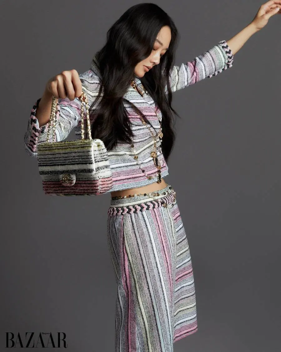 ออกแบบ ชุติมณฑน์ @ Harper's BAZAAR Thailand March 2024