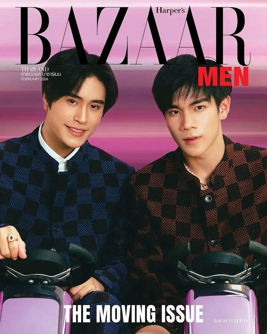 เจมีไนน์-นรวิชญ์ & โฟร์ท-ณัฐวรรธน์ @ Harper's BAZAAR MEN Thailand February 2024