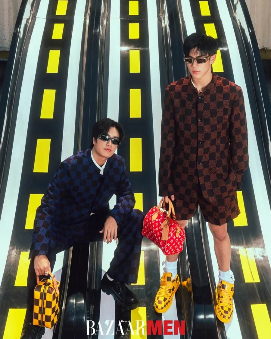 เจมีไนน์-นรวิชญ์ & โฟร์ท-ณัฐวรรธน์ @ Harper's BAZAAR MEN Thailand February 2024