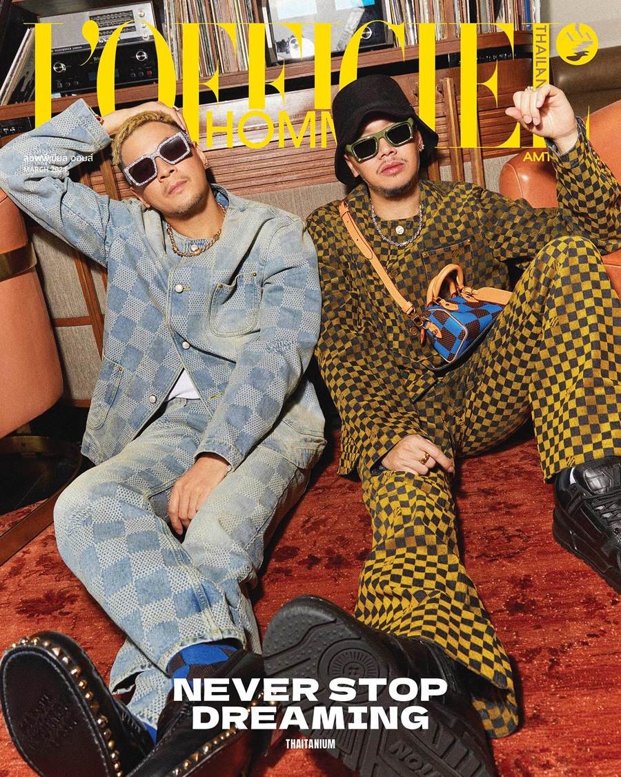 ขัน-ขันเงิน & เวย์-ปริญญา @ L'Officiel Hommes Thailand March 2024