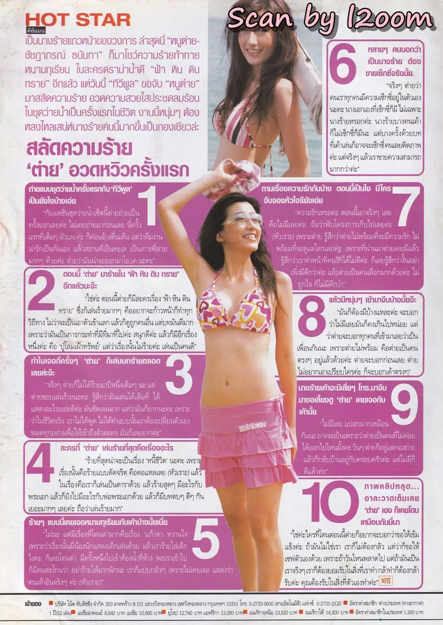 (วันวาน) ต่าย ชัชฎาภรณ์ @ นิตยสาร ทีวีพูล ปีที่ 17 ฉบับที่ 878 มีนาคม 2550