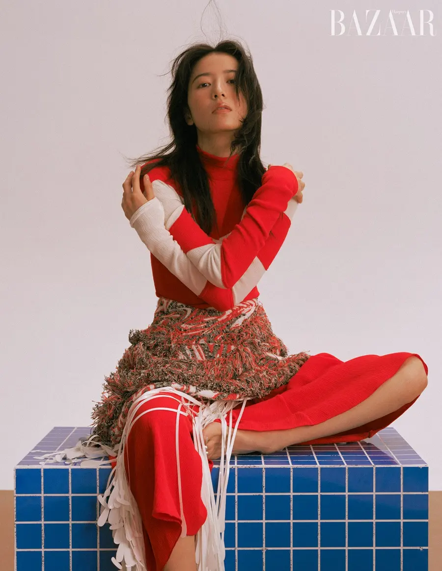 Zhou Yutong @ Harper's BAZAAR China April 2024