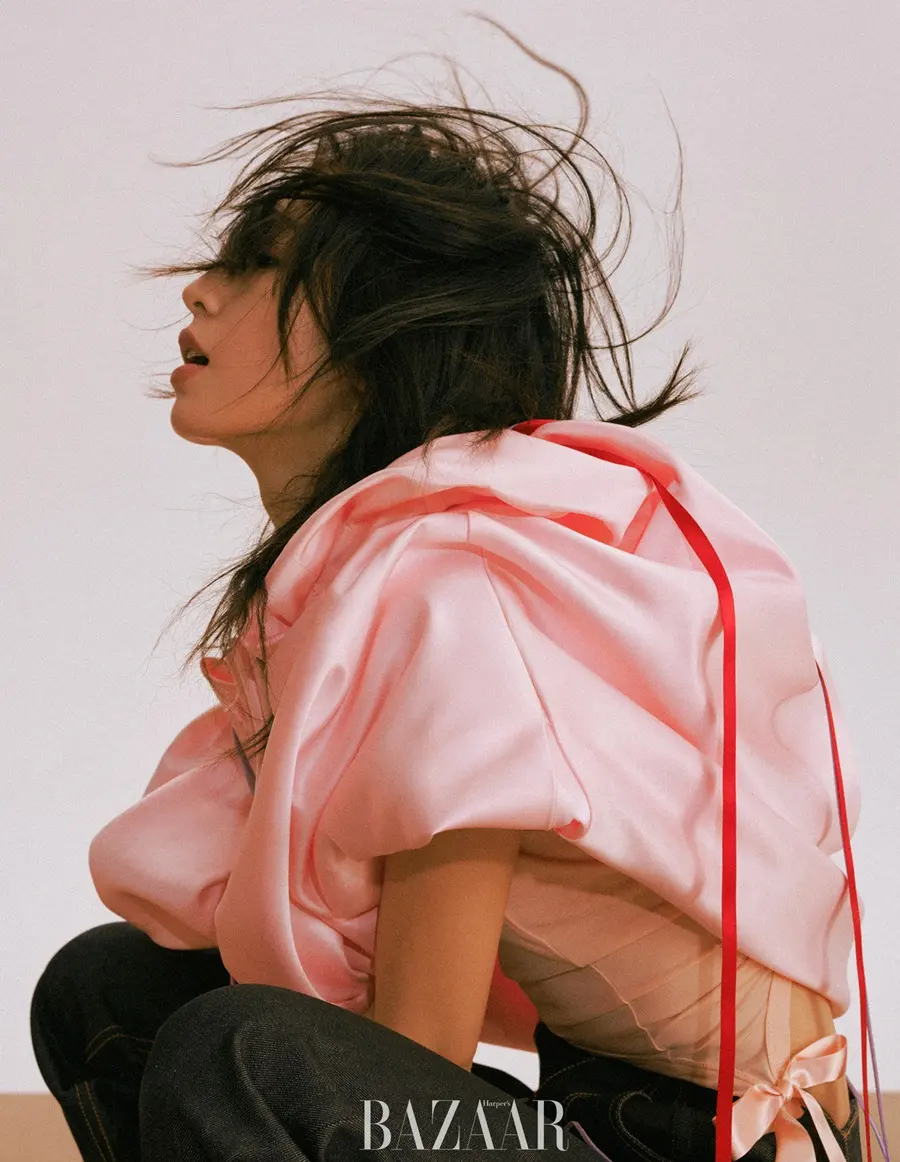 Zhou Yutong @ Harper's BAZAAR China April 2024
