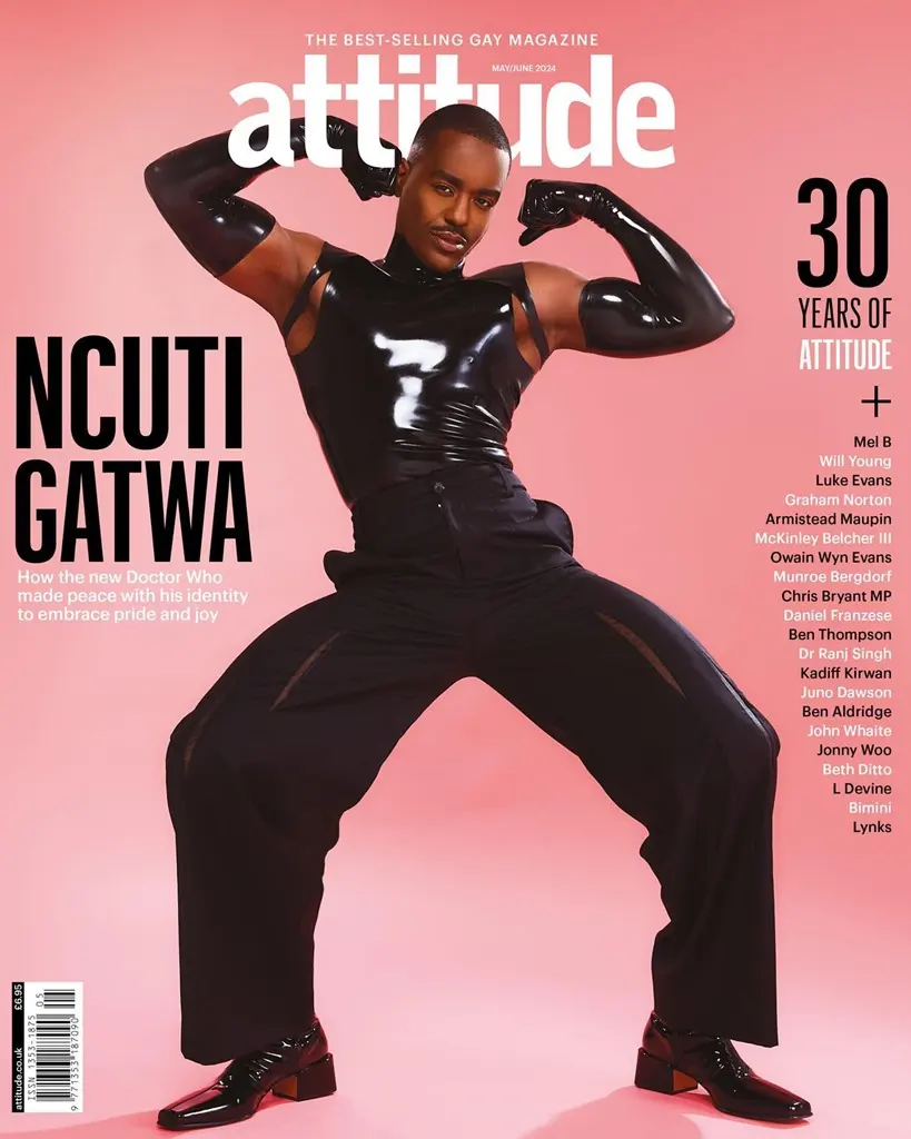 Ncuti Gatwa @ Attitude UK May-June 2024