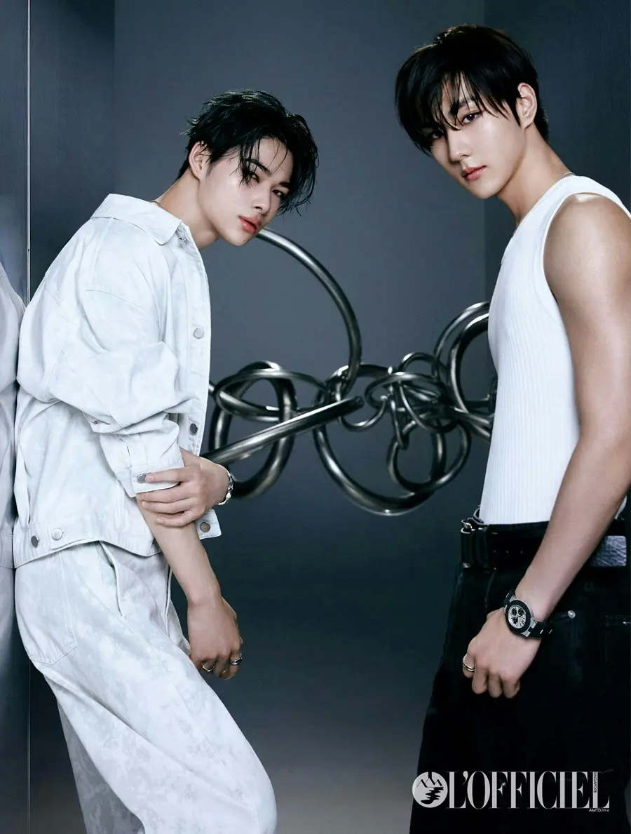 (ENHYPEN) Jungwon & Ni-Ki @ L'Officiel Singapore April 2024