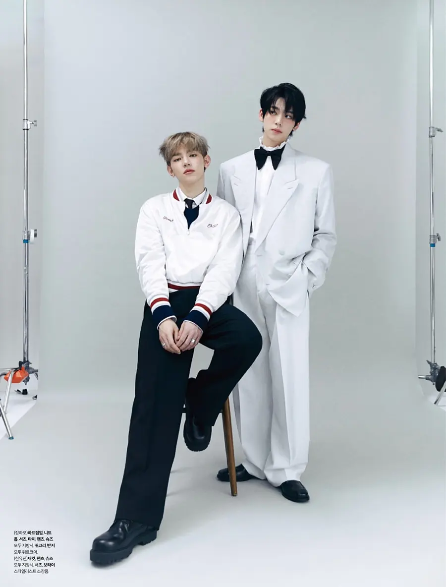(ZB1) Zhang Hao & Han Yu Jin @ Cosmopolitan Korea April 2024