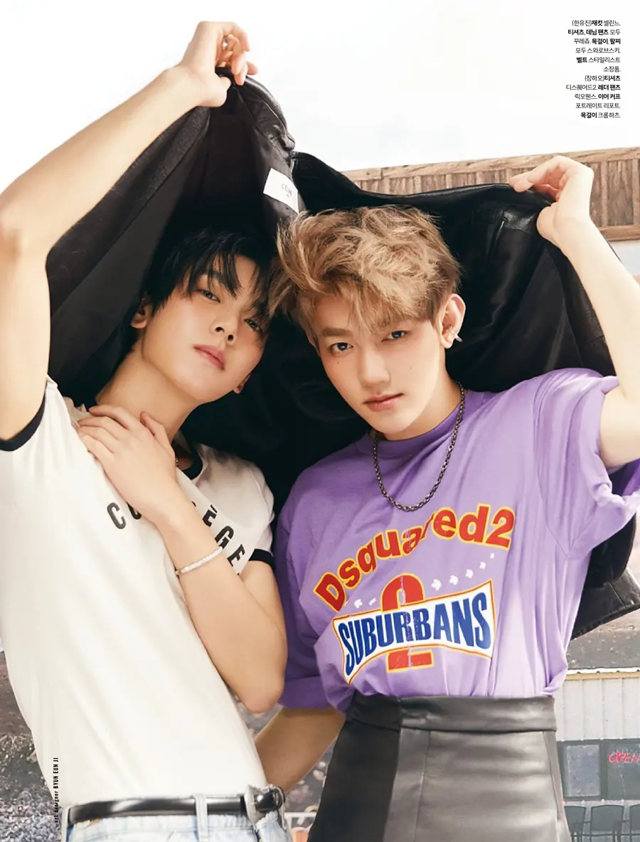 (ZB1) Zhang Hao & Han Yu Jin @ Cosmopolitan Korea April 2024
