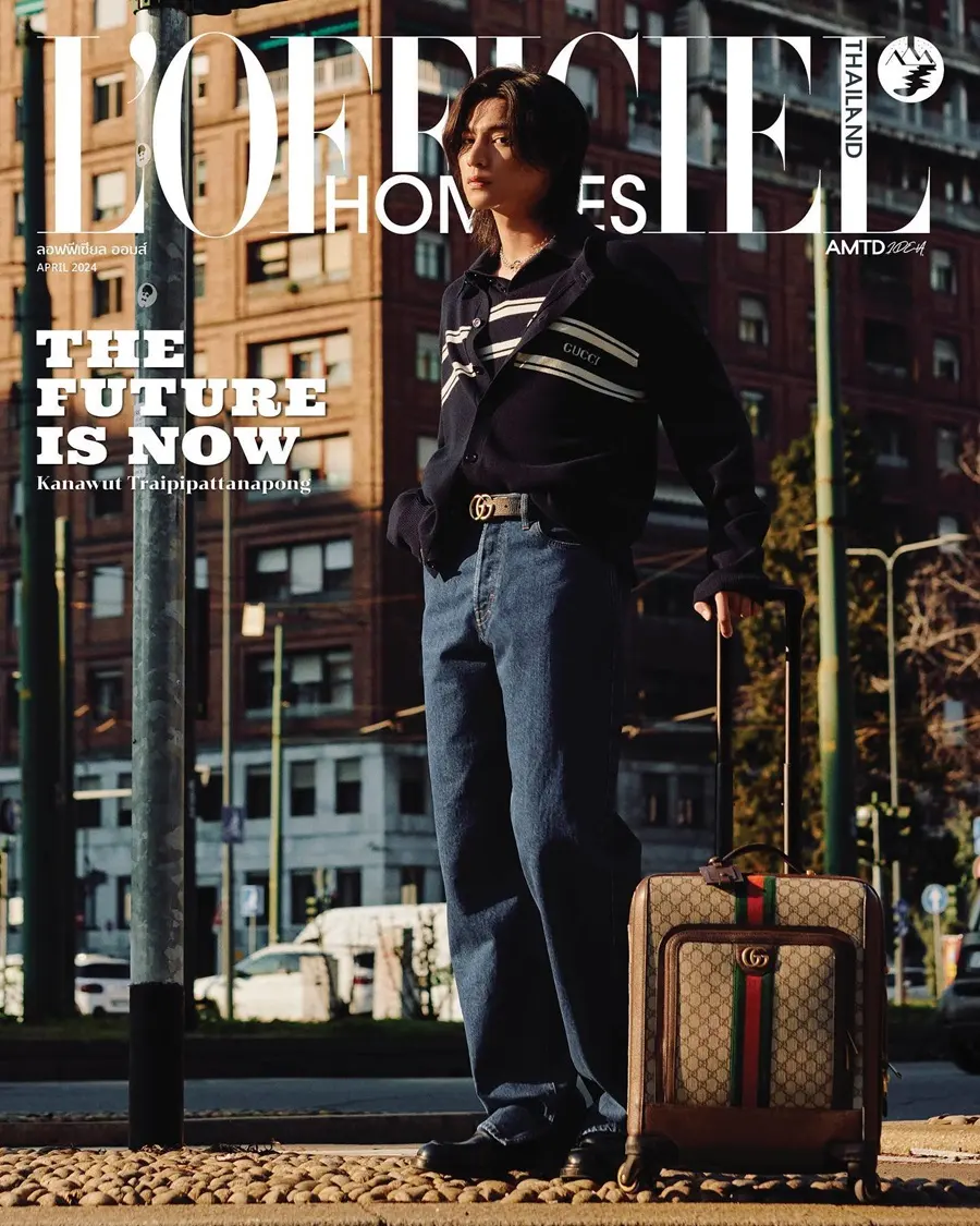 กลัฟ-คณาวุฒิ @ L'Officiel Hommes Thailand-Malaysia-Singapore-Philippines April 2024
