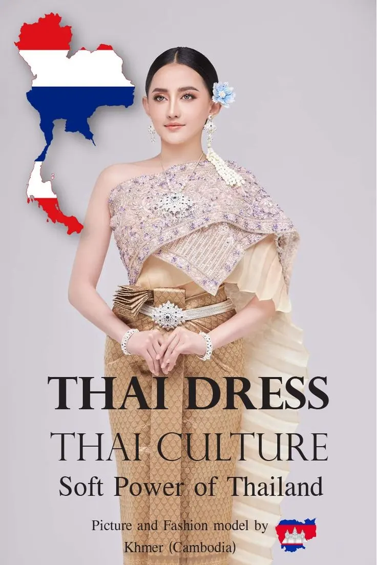 Thai Dress, Thai Culture, Soft Power of Thailand (Fashion model by Khmer ) Khmer wedding. Cambodia wedding.