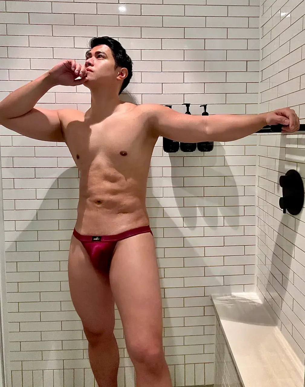 Young male model from Taiwan
