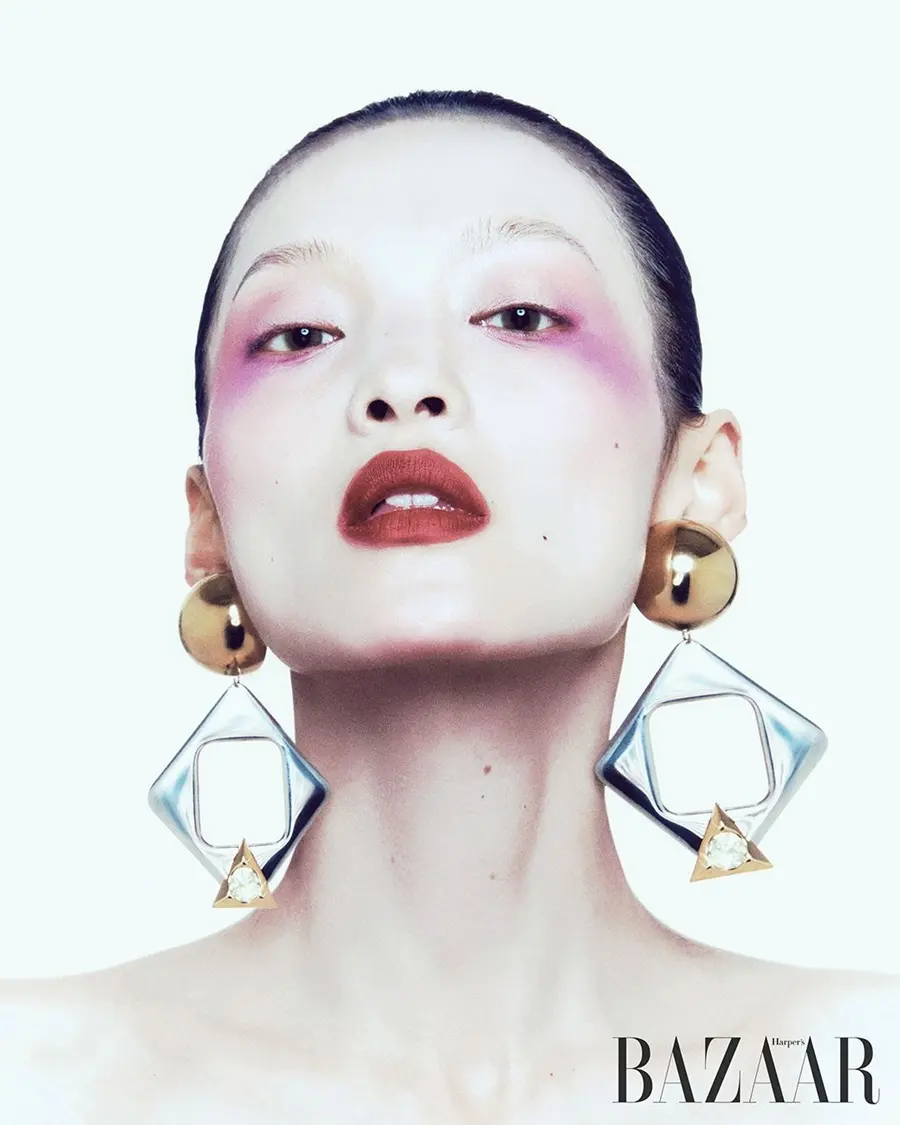 Io Sekine,Ziqi & Song Ah Woo @ Harper's BAZAAR Korea May 2024