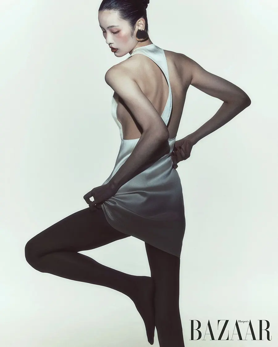 Io Sekine,Ziqi & Song Ah Woo @ Harper's BAZAAR Korea May 2024