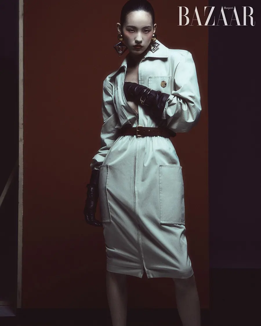 Io Sekine,Ziqi & Song Ah Woo @ Harper's BAZAAR Korea May 2024