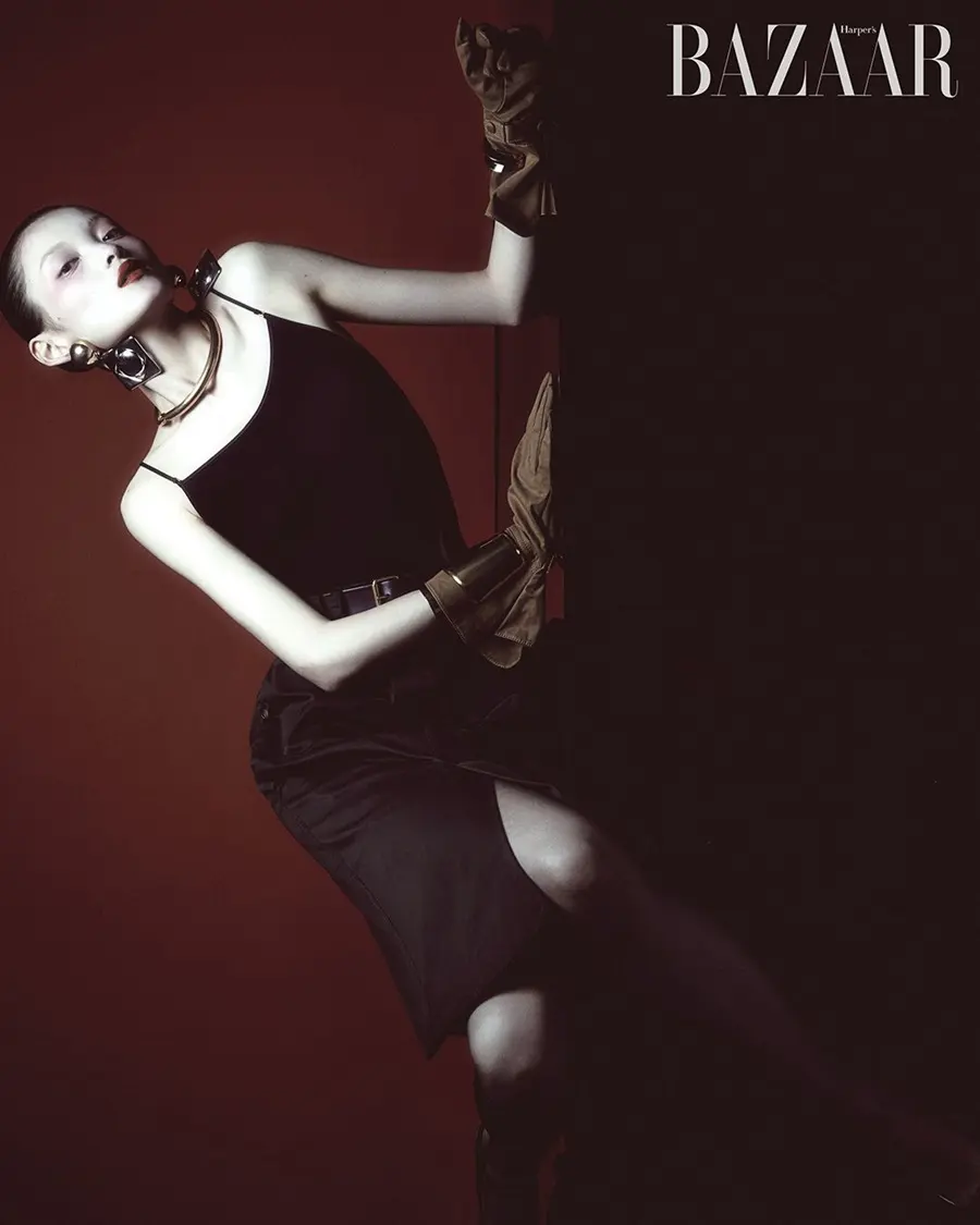 Io Sekine,Ziqi & Song Ah Woo @ Harper's BAZAAR Korea May 2024