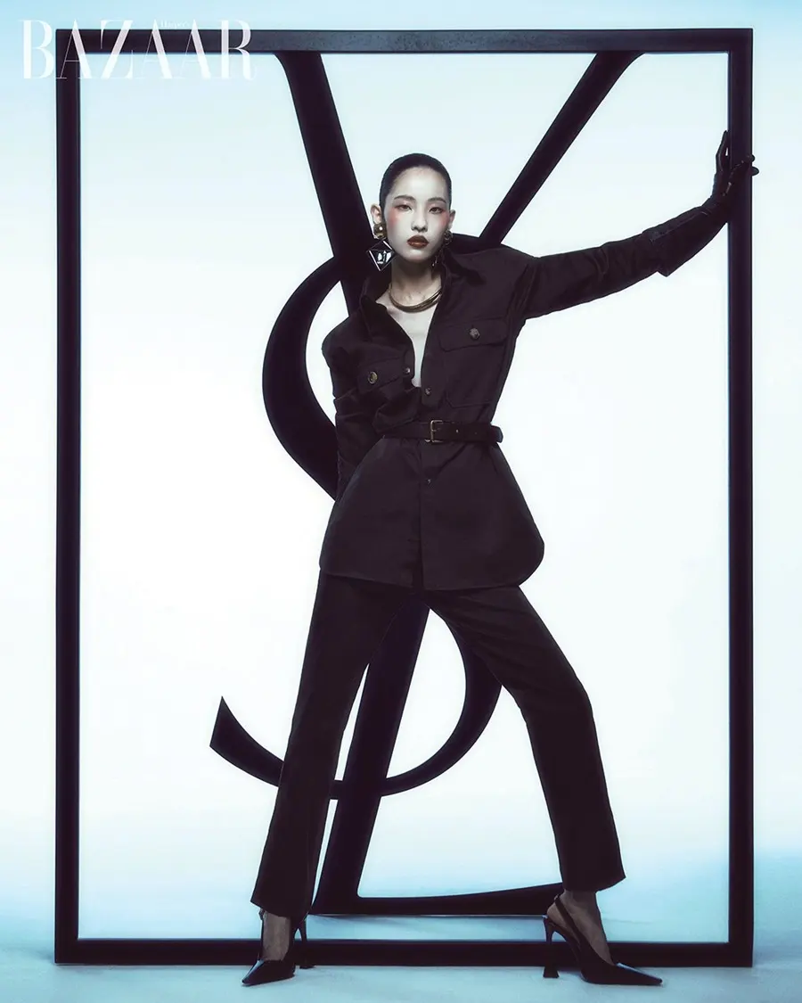 Io Sekine,Ziqi & Song Ah Woo @ Harper's BAZAAR Korea May 2024