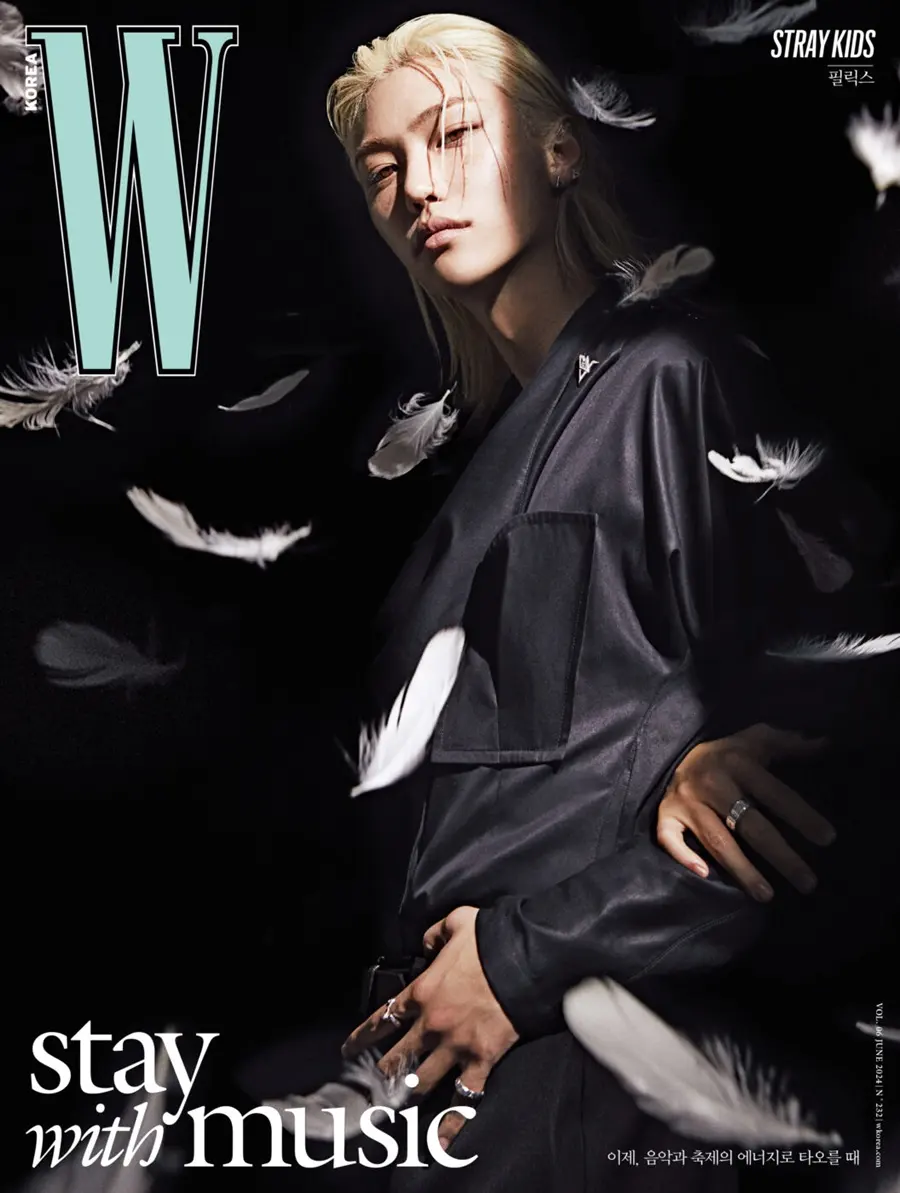 (Stray Kids) Felix @ W Korea June 2024