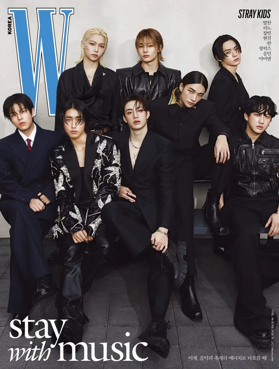 Stray Kids @ W Korea June 2024