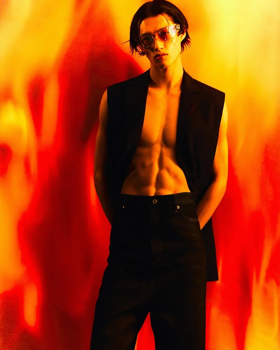 Mathieu Simoneau @ L'Officiel Hommes Korea Spring/Summer 2024