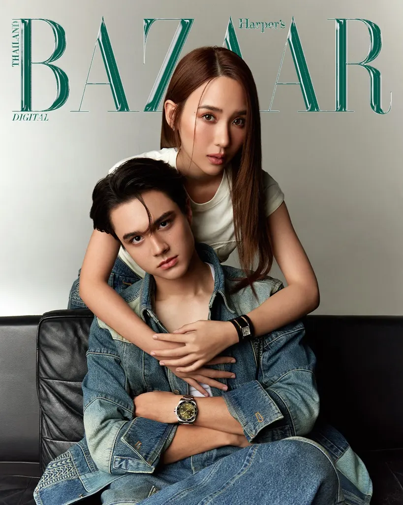 ไมกี้ ปณิธาน & ญดา นริลญา @ Harper's BAZAAR Thailand May 2024