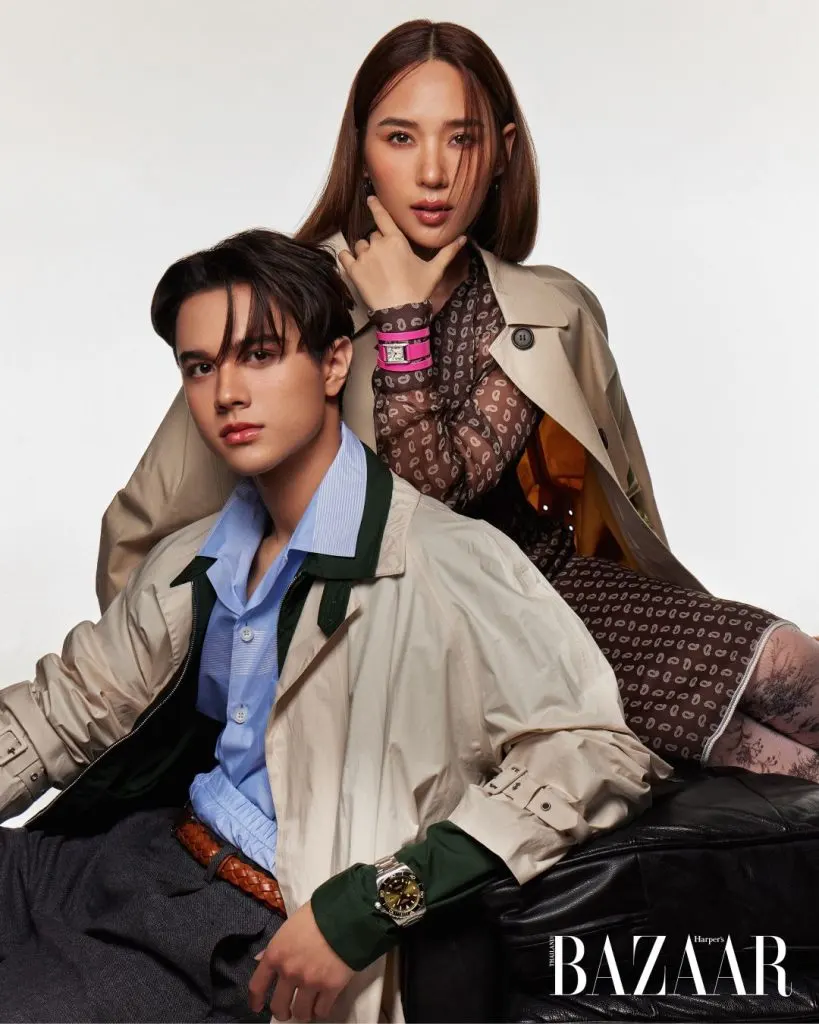 ไมกี้ ปณิธาน & ญดา นริลญา @ Harper's BAZAAR Thailand May 2024