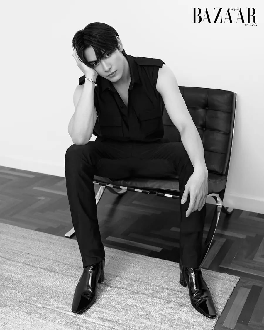 จุง-อาเชน @ Harper's BAZAAR Man Malaysia April 2024