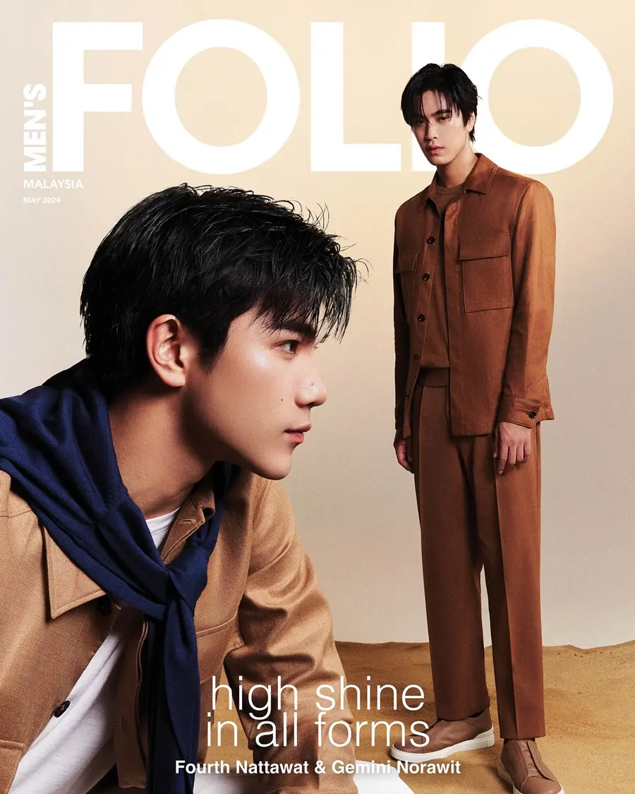 เจมีไนน์-นรวิชญ์ & โฟร์ท-ณัฐวรรธน์ @ MEN&rsquo;S FOLIO Singapore-Malaysia May 2024