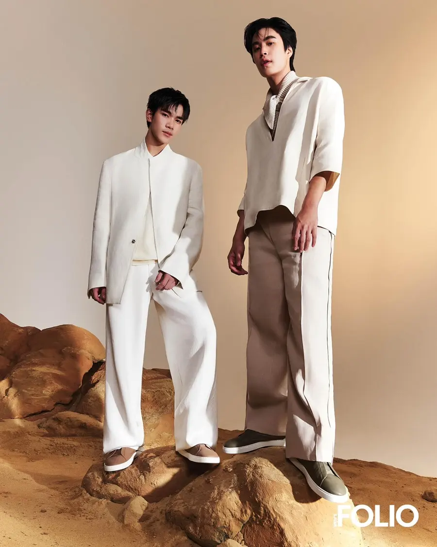 เจมีไนน์-นรวิชญ์ & โฟร์ท-ณัฐวรรธน์ @ MEN&rsquo;S FOLIO Singapore-Malaysia May 2024